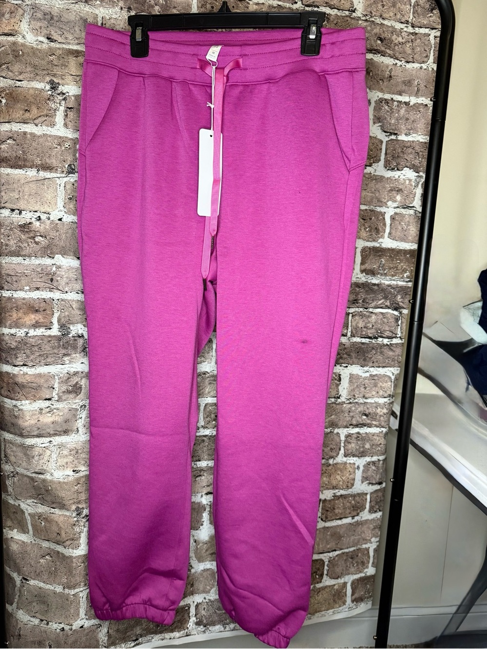Bright Pink Women's Fleece Jogger Pants